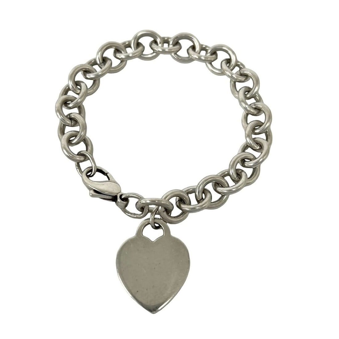 TIFFANY&Co. Tiffany Return to Heart Tag Bracelet, Sterling Silver 925 Chain Bangle Accessory, 34274: --- Catalog ---Category: SizeLength: 17cm / 6.69''Category: DesignType: Charm braceletColor: SilverGender: WomenMaterial: Silver 925Category: GeneralBrand: Tiffany--- Item List ---Section: