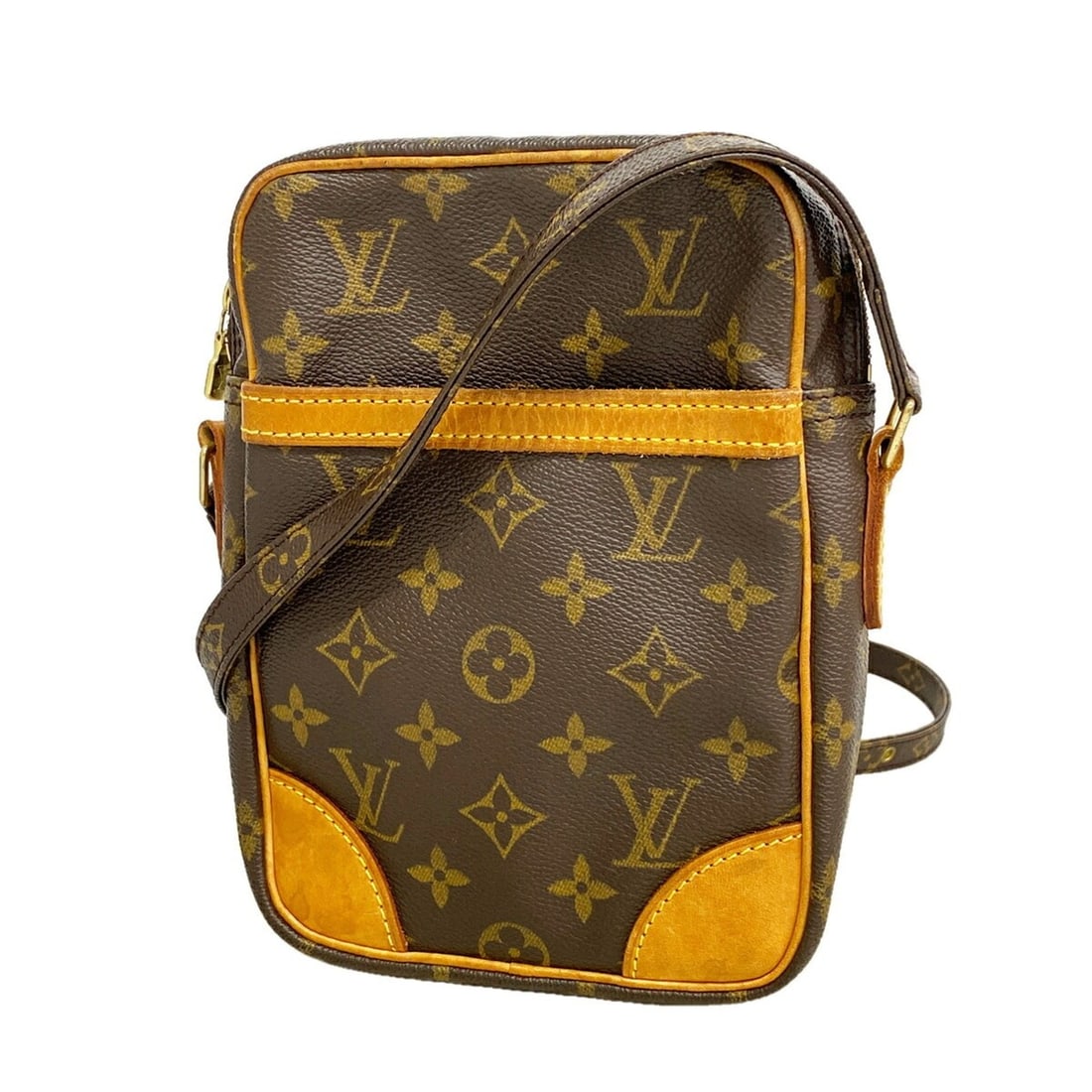 Louis Vuitton Monogram Danube Shoulder Bag M45266 Brown Women's P3387432: --- Catalog ---Category: SizeSize (HxWxD): 21cm x 15cm x 4.5cm / 8.26'' x 5.9'' x 1.77''Category: DesignType: Shoulder bagColor: BrownGender: WomenCategory: GeneralMPN: M45266Brand: Louis Vuitton--- I