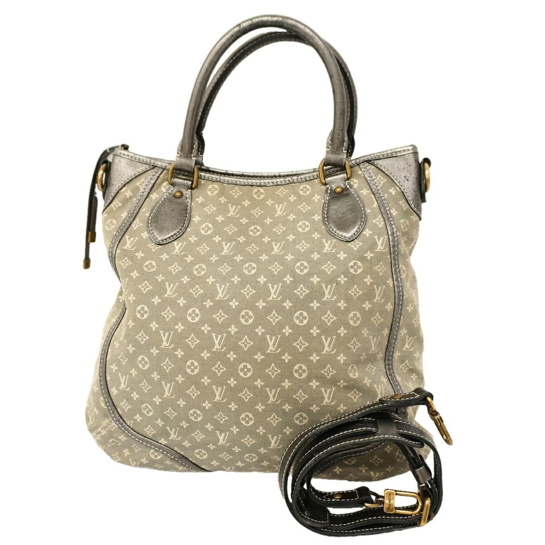 Louis Vuitton Monogram Mini Lin Besace-en-Jour handbag M95622, platinum, 2-way bag for women,: --- Catalog ---Category: SizeSize (HxWxD): 31cm x 37cm x 6.5cm / 12.2'' x 14.56'' x 2.55''Category: DesignType: HandbagColor: GrayGender: WomenCategory: GeneralMPN: M95622Brand: Louis Vuitton--- Item 