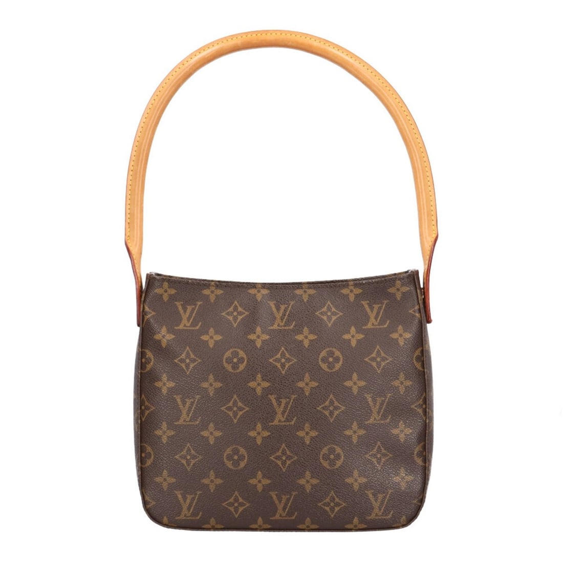 Louis Vuitton Looping MM Monogram Shoulder Bag, Canvas M51146 Brown, Women's LOUIS VUITTON: --- Catalog ---Category: SizeWeight: 450g / 15.87oz.Size (HxWxD): 22cm x 23cm x 10cm / 8.66'' x 9.05'' x 3.93''Strap Length: 55cm / 21.65''Category: DesignType: Shoulder bagColor: BrownGender: WomenCl