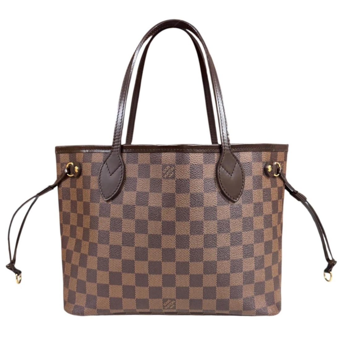 Louis Vuitton Neverfull PM Damier Tote Bag, Canvas N51109 Brown, Women's LOUIS VUITTON: --- Catalog ---Category: SizeWeight: 370g / 13.05oz.Size (HxWxD): 21.5cm x 36cm x 13cm / 8.46'' x 14.17'' x 5.11''Handle Length: 43cm / 16.92''Category: DesignType: Tote bagColor: BrownGender: WomenCl