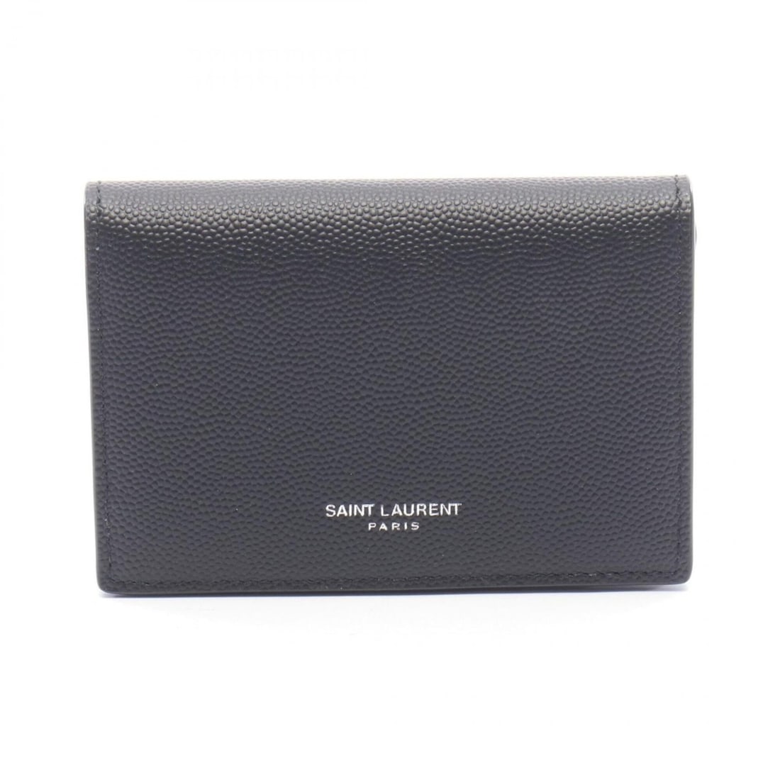 Yves Saint Laurent Saint Laurent Paris business card holder/card case, leather, men's, black, 469338: --- Catalog ---Category: DesignType: Card caseColor: BlackGender: MenMaterial: Leather Category: GeneralMPN: 469338 BTY7NBrand: Saint LaurentCategory: Physical PropertiesSize (HxWxD): 7.5cm x 11cm x 2
