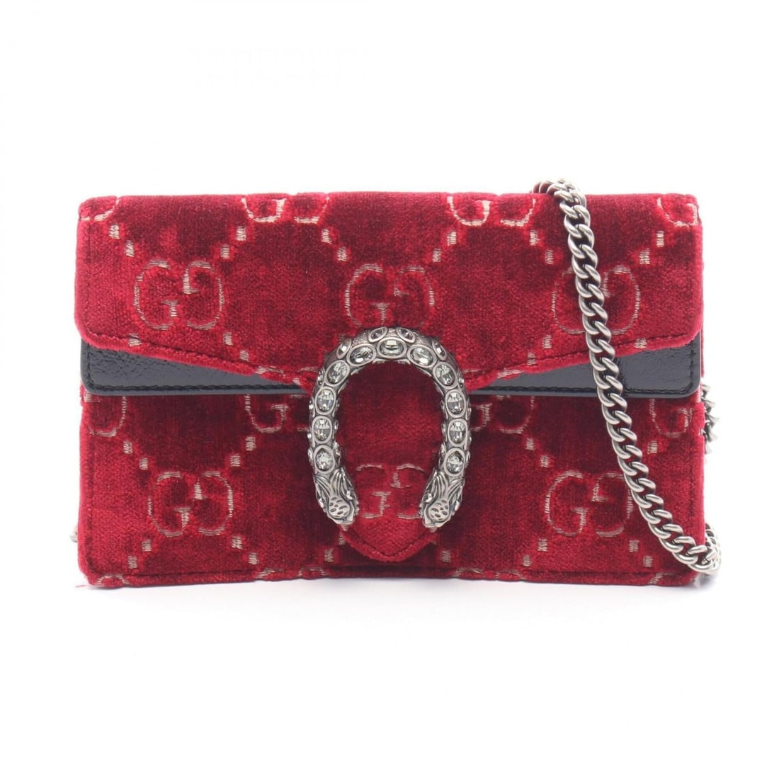 Gucci Dionysus Shoulder Bag/Handbag, Fabric Leather, Women's, Red/Black, 476432: --- Catalog ---Category: SizeSize (HxWxD): 10cm x 16cm x 3cm / 3.93'' x 6.29'' x 1.18''Category: DesignType: Handbag, Shoulder bagColor: Black, Red colorGender: WomenMaterial: Fabric , Leather Categor