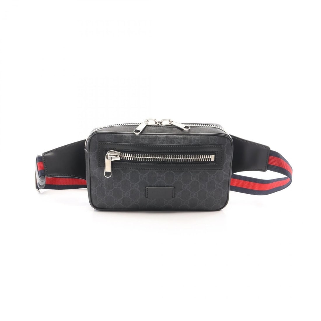 Gucci Soft GG Supreme Sherry Line Waist Bag/Handbag, Coated Canvas and Leather, Men's, Black, 474293: --- Catalog ---Category: SizeSize (HxWxD): 14cm x 23.5cm x 5cm / 5.51'' x 9.25'' x 1.96''Category: DesignType: Fanny pack, HandbagColor: BlackGender: MenMaterial: PVC , Leather Category: GeneralMPN: 4