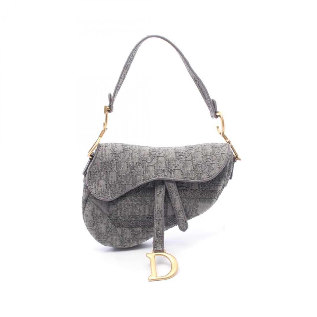 Christian Dior Dior Saddle Bag Oblique Handbag, Canvas, Women's, Gray: --- Catalog ---Category: SizeSize (HxWxD): 17cm x 24cm x 6cm / 6.69'' x 9.44'' x 2.36''Category: DesignType: Handbag, Saddle bagColor: GrayGender: WomenMaterial: Canvas Category: GeneralBrand: Christi