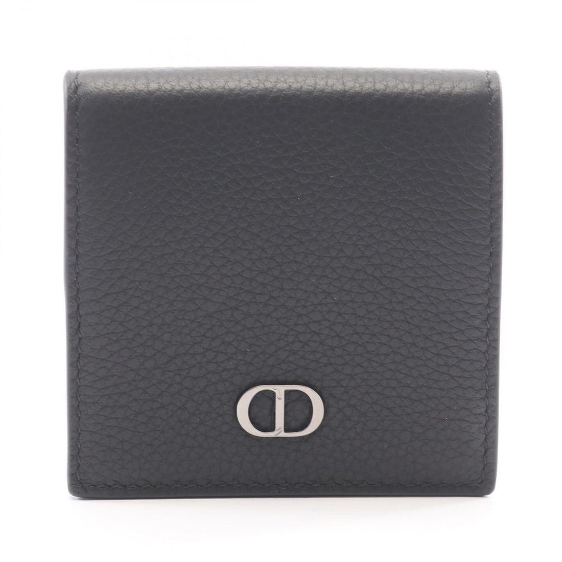 Christian Dior Dior CD logo wallet/coin purse, leather, men's, black.: --- Catalog ---Category: SizeSize (HxWxD): 8cm x 8cm x 2cm / 3.14'' x 3.14'' x 0.78''Category: DesignType: Coin purse/coin caseColor: BlackGender: MenMaterial: Leather Category: GeneralBrand: Christia