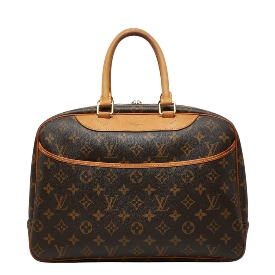 Louis Vuitton Monogram Deauville Handbag M47270 Brown Leather Women's LOUIS VUITTON: --- Catalog ---Category: SizeSize (HxWxD): 26cm x 35cm x 14cm / 10.23'' x 13.77'' x 5.51''Category: DesignType: HandbagColor: Brown, MonogramGender: WomenMaterial: PVC , Leather Category: GeneralMPN: 