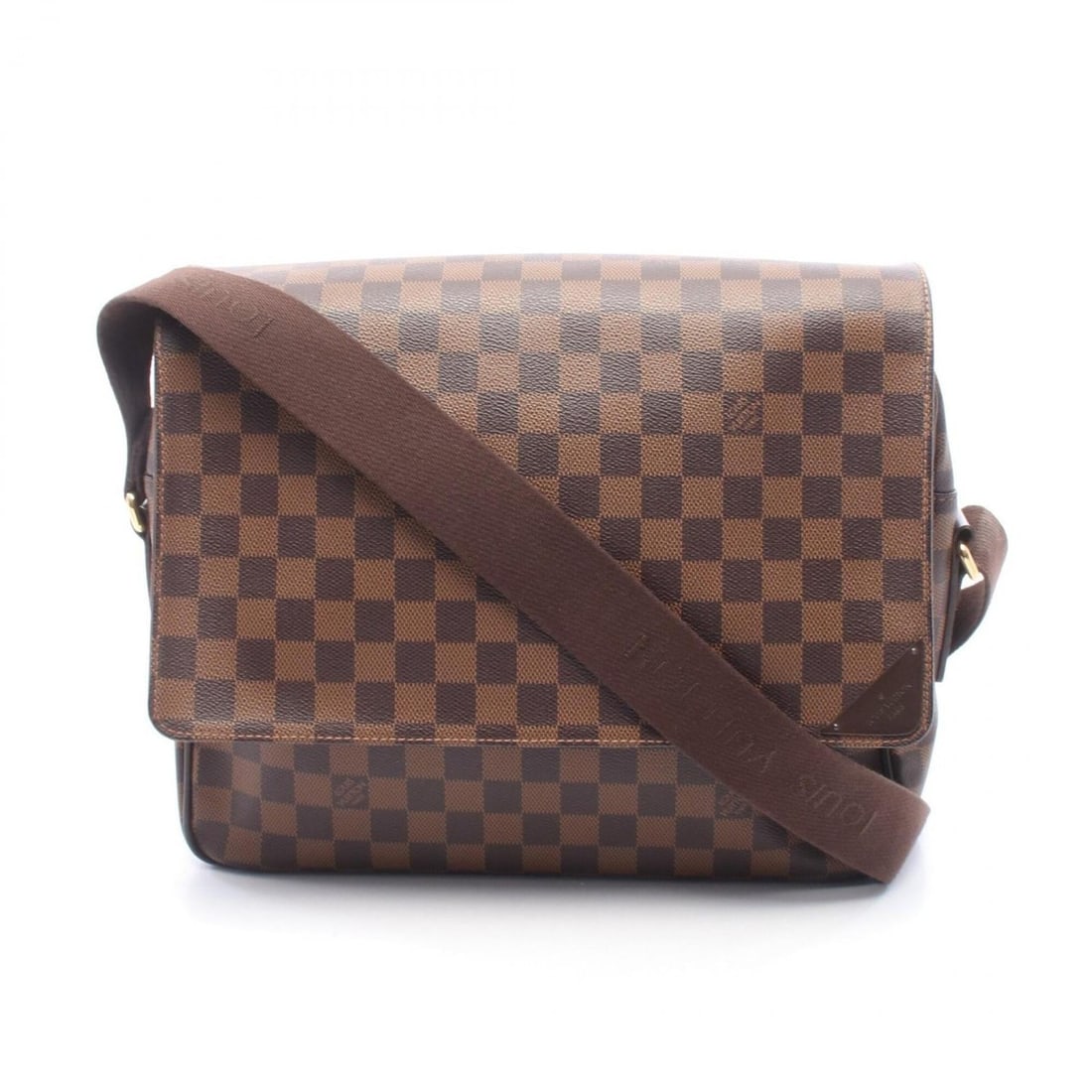 Louis Vuitton Shelton MM Damier Ebene Shoulder Bag/Handbag, Coated Canvas and Leather,: --- Catalog ---Category: SizeSize (HxWxD): 25cm x 31cm x 8cm / 9.84'' x 12.2'' x 3.14''Category: DesignType: Handbag, Shoulder bagColor: BrownGender: Men,WomenMaterial: Coated canvas , Leather Categor