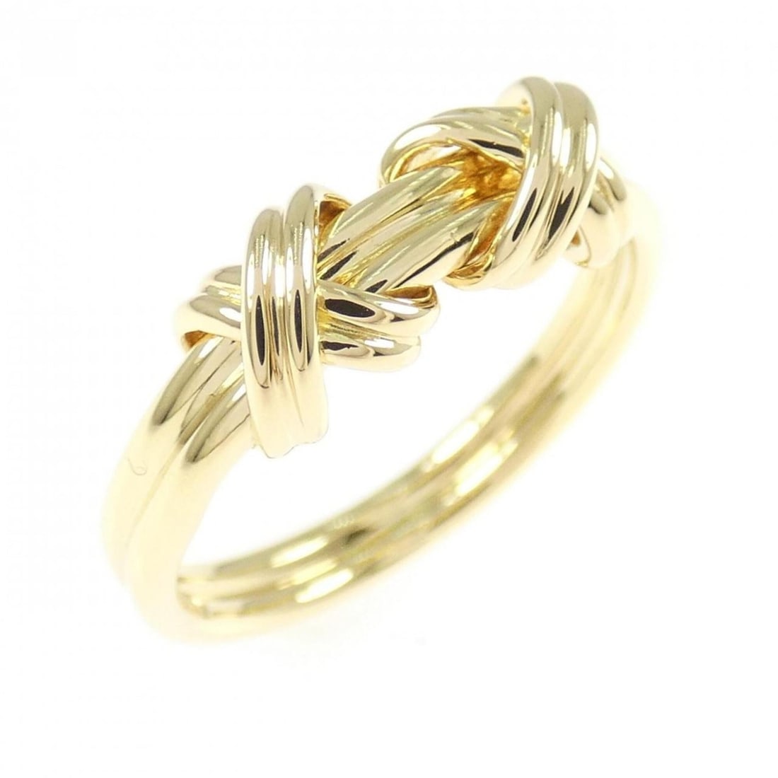 Tiffany Signature Ring: --- Catalog ---Category: SizeJP Size: 7US Size: 4Category: DesignType: Band ringColor: Yellow goldGender: WomenMaterial: Yellow gold (18K)Category: GeneralBrand: Tiffany--- Item List ---Section: