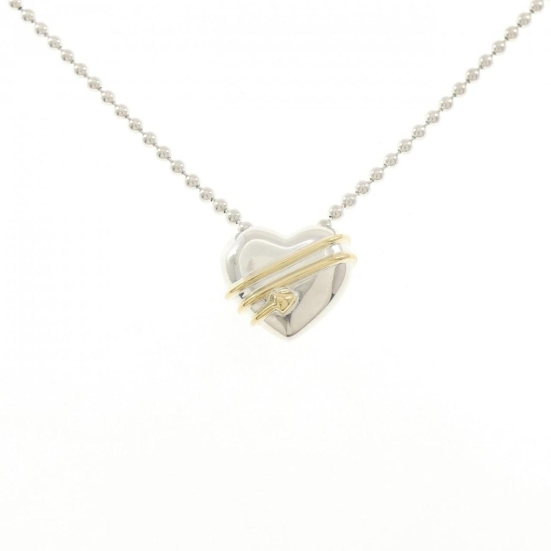 Tiffany & Co. 925 750YG Necklace: --- Catalog ---Category: SizePendant Size: 17.5mm x 20mm / 0.68'' x 0.78''Neck Circumference: 45 cm / 17.71''Category: DesignColor: Silver, Yellow goldGender: WomenMaterial: Silver 925, Yellow gold