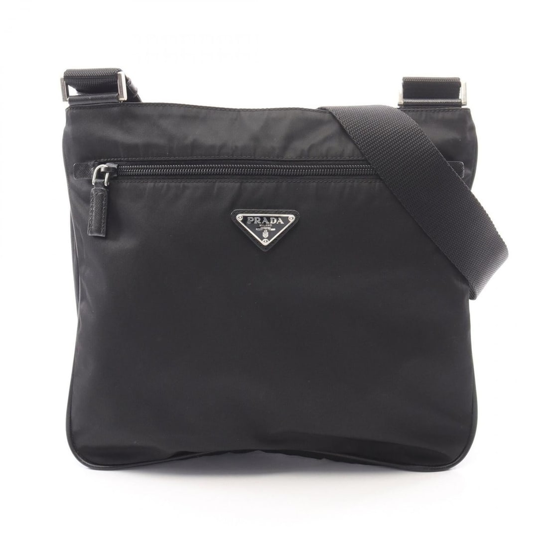 Prada TESSUTO + SAFFIANO Shoulder Bag/Handbag, Nylon & Saffiano Leather, Women's, Black: --- Catalog ---Category: SizeSize (HxWxD): 27cm x 30cm x 10cm / 10.62'' x 11.81'' x 3.93''Category: DesignType: Handbag, Shoulder bagColor: BlackGender: WomenMaterial: Nylon , Leather Leather/Fur Type