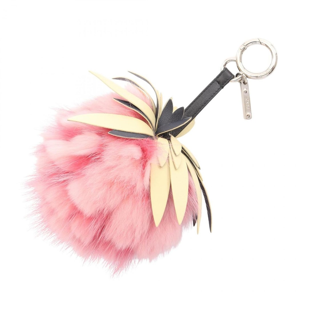 Fendi Fruit Charm Accessory, Leather, Fox Fur, Women's, Pink/Multicolor, 7AR577: --- Catalog ---Category: DesignType: Handbag charmColor: Multi-color, PinkGender: WomenMaterial: Fur, LeatherLeather/Fur Type: Fox furCategory: GeneralMPN: 7AR577Brand: Fendi--- Item List ---Section: 
