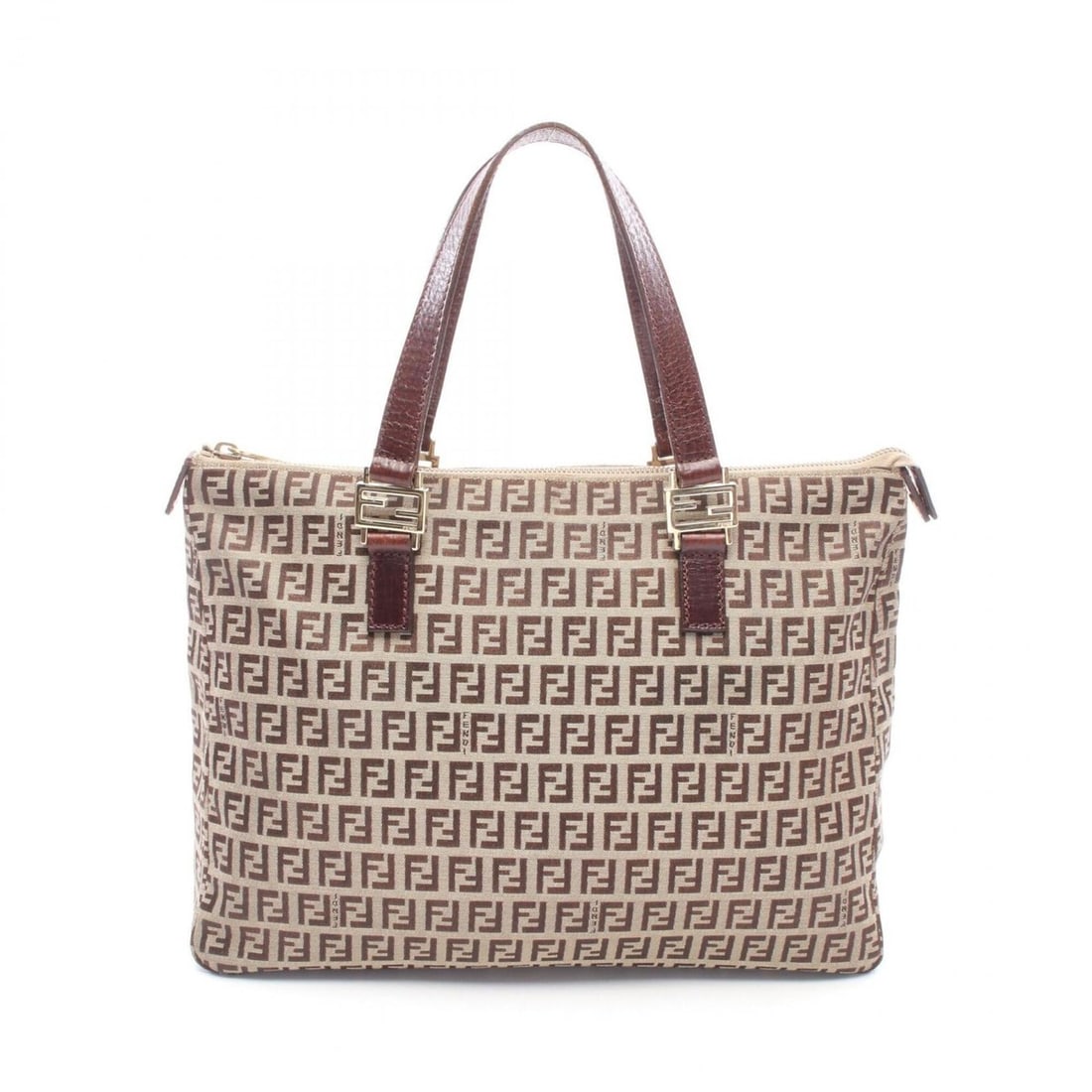 Fendi Zucchino Tote Bag Handbag Canvas Leather Women's Beige Brown: --- Catalog ---Category: SizeSize (HxWxD): 24.5cm x 33cm x 11.5cm / 9.64'' x 12.99'' x 4.52''Category: DesignType: Handbag, Tote bagColor: Beige, BrownGender: WomenMaterial: Canvas , Leather Category: