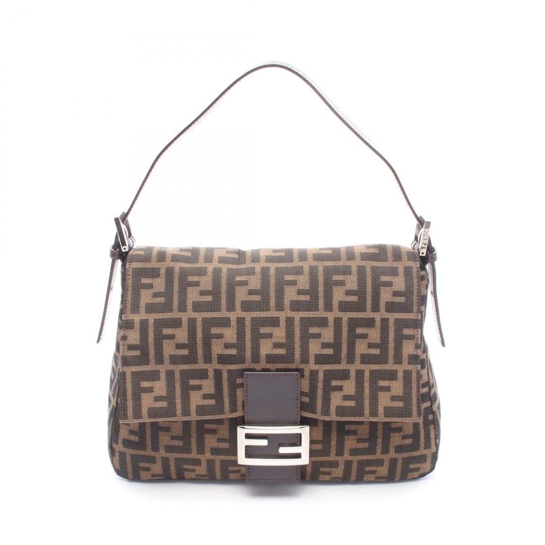 Fendi Zucca Mamma Bucket Handbag, Canvas and Leather, Women's, Brown/Black: --- Catalog ---Category: SizeSize (HxWxD): 22cm x 29cm x 11cm / 8.66'' x 11.41'' x 4.33''Category: DesignType: HandbagColor: Black, BrownGender: WomenMaterial: Leather , Canvas Category: GeneralBrand: