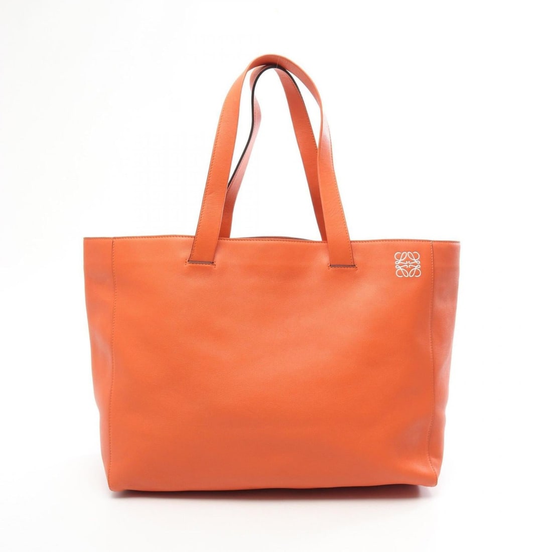 Loewe Anagram Tote Bag Handbag Leather Women's Orange: --- Catalog ---Category: SizeSize (HxWxD): 29cm x 38cm x 15cm / 11.41'' x 14.96'' x 5.9''Category: DesignType: Handbag, Tote bagColor: OrangeGender: WomenMaterial: Leather Category: GeneralBrand: Loew