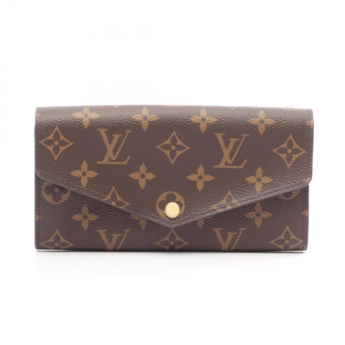 Louis Vuitton Portefeuille Sarah Monogram Bi-fold Long Wallet, Coated Canvas, Monogram, Women's,: --- Catalog ---Category: SizeSize (HxWxD): 10cm x 19cm x 3cm / 3.93'' x 7.48'' x 1.18''Category: DesignType: Long wallet (bi-fold)Color: Brown, MonogramGender: WomenMaterial: Monogram Category: Genera