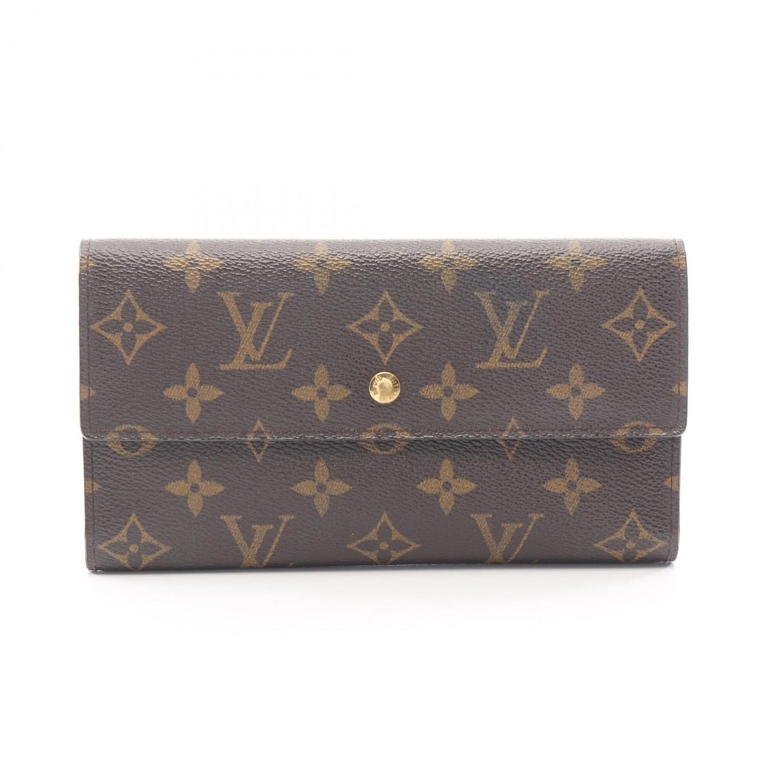 Louis Vuitton Portefeuille Tresor International Tri-fold Long Wallet, Coated Canvas, Monogram,: --- Catalog ---Category: SizeSize (HxWxD): 10.5cm x 19cm x 2cm / 4.13'' x 7.48'' x 0.78''Category: DesignType: Long wallet (tri-fold)Color: Brown, MonogramGender: WomenMaterial: Coated canvas Category