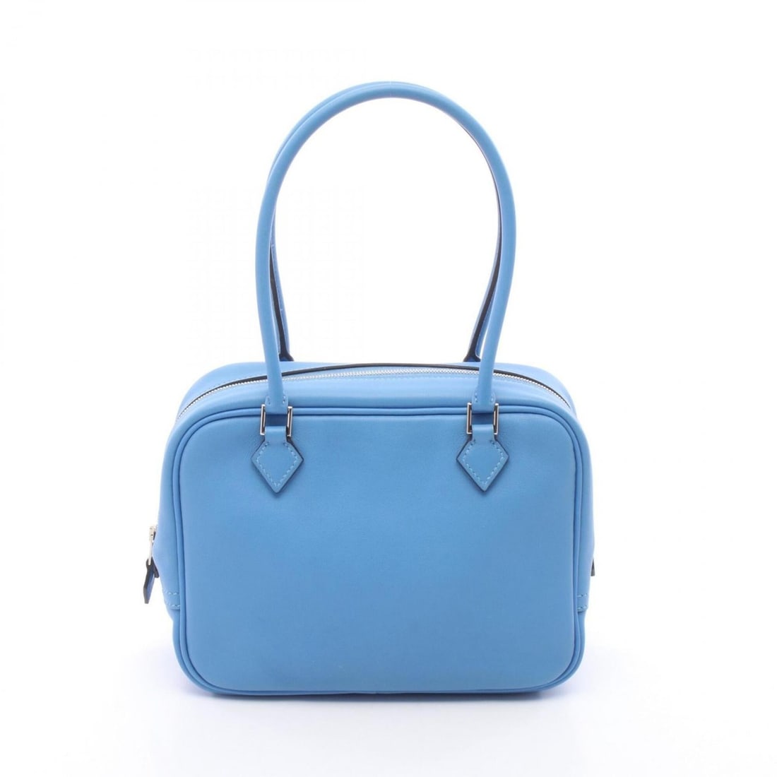 Hermes Mini Plume 20 Handbag, Leather, Veau Swift, Women's, Blue: --- Catalog ---Category: SizeSize (HxWxD): 15cm x 20cm x 7cm / 5.9'' x 7.87'' x 2.75''Category: DesignType: HandbagColor: BlueGender: WomenMaterial: Swift leather Category: GeneralBrand: Hermes--- Ite