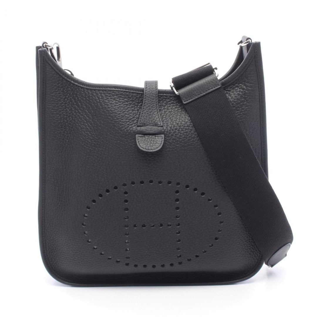 Hermes Evelyne 3 Trois PM Shoulder Bag Handbag Leather Taurillon Clemence Women's Black (1 of 11)