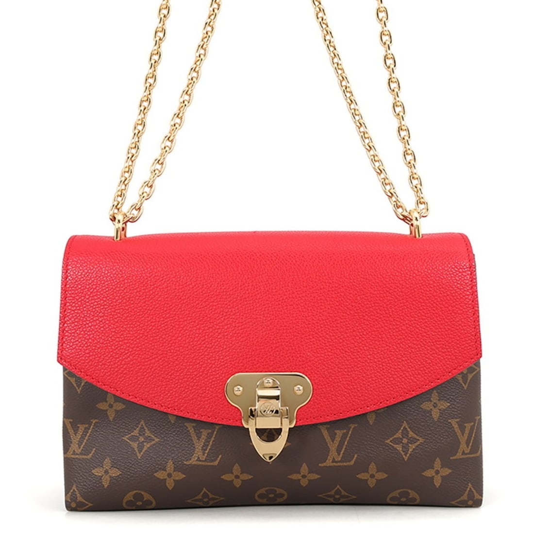 Louis Vuitton Monogram Saint-Placide Shoulder Bag M43713 LOUIS VUITTON Red Handbag (1 of 18)