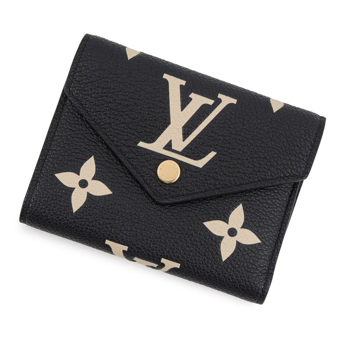Louis Vuitton Tri-fold Wallet Monogram Empreinte Portefeuille Victorine M80968 Black Women's LOUIS: --- Catalog ---Category: SizeSize (HxWxD): 9cm x 12cm / 3.54'' x 4.72''Category: DesignType: Wallet (tri-fold)Color: Beige, NoirGender: WomenMaterial: Monogram Empreinte Category: GeneralLine: Monogra