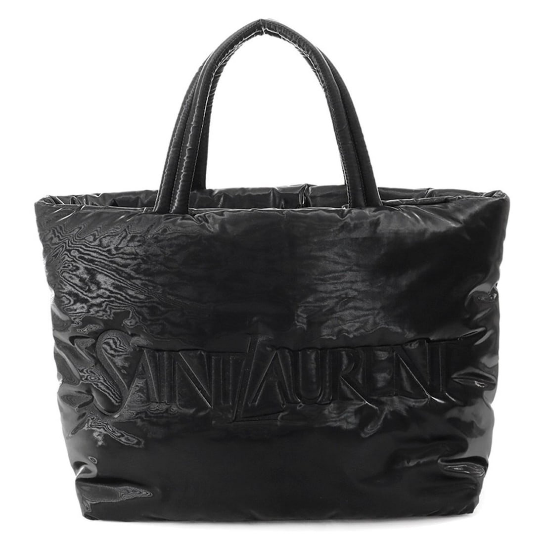 Yves Saint Laurent Saint Laurent Paris Wide Puffer Nylon Tote Bag 756269 SAINT LAURENT PARIS Handbag: --- Catalog ---Category: SizeSize (HxWxD): 33cm x 53cm x 17cm / 12.99'' x 20.86'' x 6.69''Category: DesignType: Handbag, Tote bagColor: BlackGender: WomenMaterial: Nylon Category: GeneralBrand: Yves S