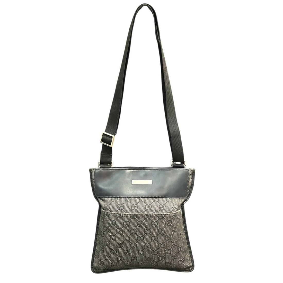 Gucci GG Canvas Shoulder Bag, Cotton and Leather, 27639: --- Catalog ---Category: SizeSize (HxWxD): 25cm x 23cm x 8.00mm / 9.84'' x 9.05'' x 0.31''Category: DesignType: Shoulder bagGender: MenMaterial: GG canvas Category: GeneralMPN: 27639Brand: Gucci--- It