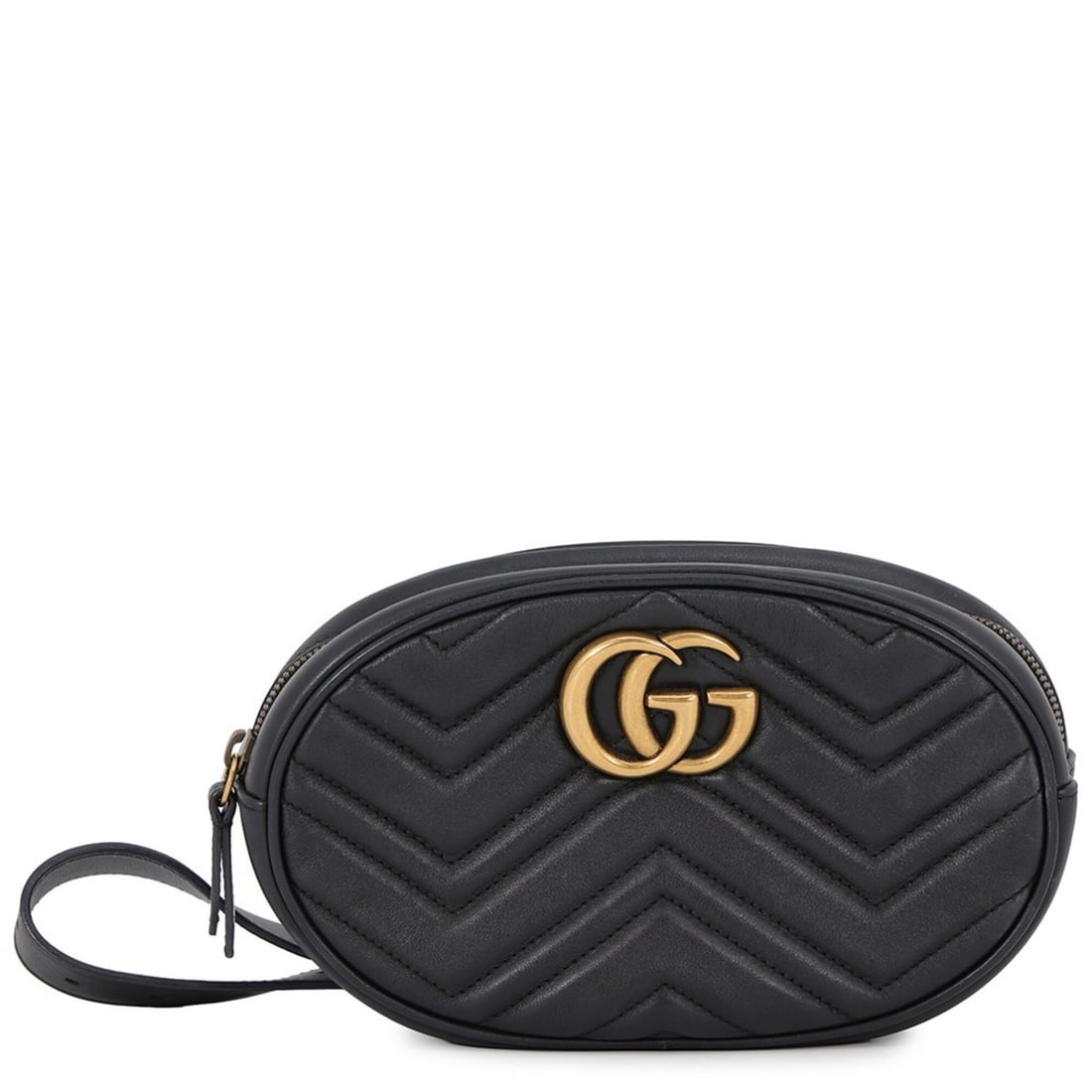 Gucci GG Marmont Leather Body Bag 491294 GUCCI Belt Waist Pouch Black Handbag: --- Catalog ---Category: SizeSize (HxWxD): 14cm x 22cm x 5.5cm / 5.51'' x 8.66'' x 2.16''Category: DesignType: Handbag, Pouch, Sling bagColor: BlackGender: WomenMaterial: Leather Hardware Color: GoldC