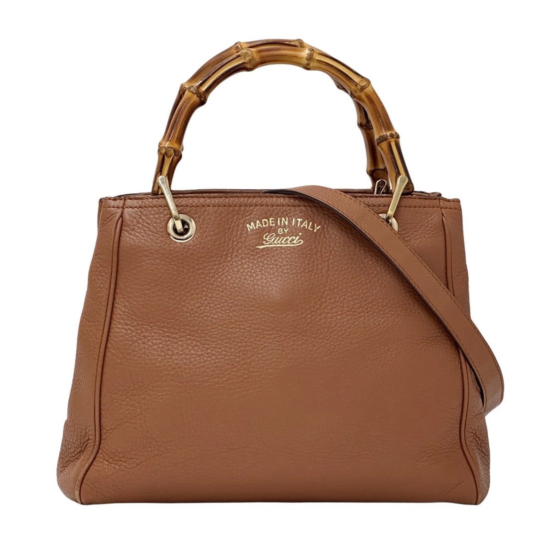 Gucci GUCCI Women's Handbag, Brand Handbag/Shoulder Bag, 2-way, Bamboo Leather, 336032 Brown: --- Catalog ---Category: SizeSize (HxWxD): 25cm x 28cm x 11cm / 9.84'' x 11.02'' x 4.33''Category: DesignType: Handbag, Shoulder bagColor: BrownGender: WomenMaterial: Bamboo Category: GeneralMPN: 3360