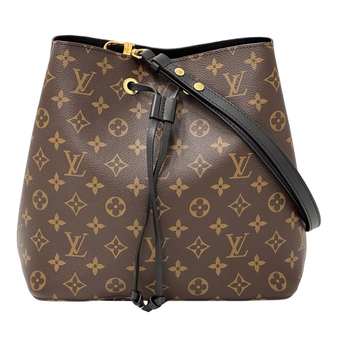 Louis Vuitton LOUIS VUITTON handbag, Monogram, women's brand shoulder bag, Neo Noe MM, Noir Brown: --- Catalog ---Category: SizeSize (HxWxD): 25cm x 26cm x 17cm / 9.84'' x 10.23'' x 6.69''Category: DesignType: Handbag, Shoulder bagColor: Brown, Monogram, Noir, WhiteGender: WomenMaterial: Monogram C