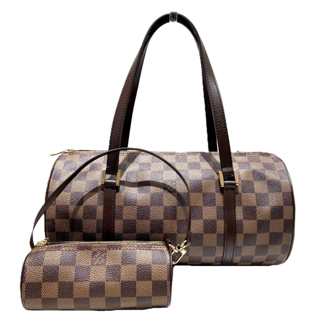 Louis Vuitton Papillon 30 Shoulder Bag, Damier Ebene, Canvas, N51303: --- Catalog ---Category: SizeSize (HxWxD): 15.5cm x 30cm x 15.5cm / 6.1'' x 11.81'' x 6.1''Category: DesignType: Pouch, Shoulder bagColor: Brown, Damier Canvas, EbeneGender: WomenMaterial: Damier Canv