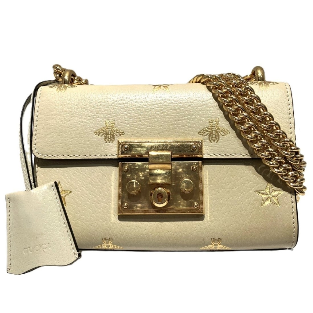 Gucci Padlock Beestar Shoulder Bag, Leather, 432182 (1 of 9)