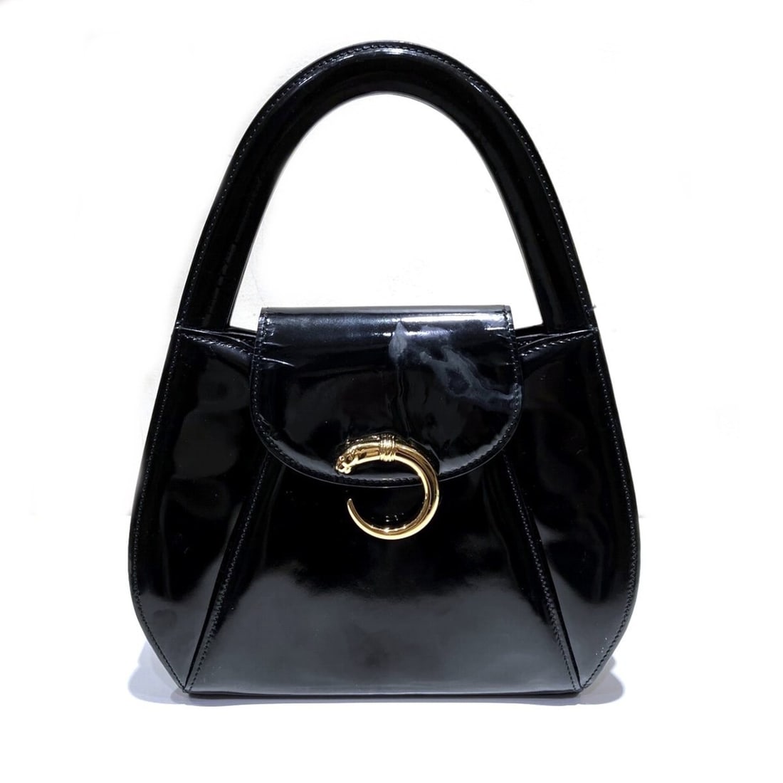 Cartier Panthère Panther enamel handbag: --- Catalog ---Category: SizeSize (HxWxD): 17cm x 23cm x 6.5cm / 6.69'' x 9.05'' x 2.55''Category: DesignType: HandbagColor: BlackGender: WomenCategory: GeneralBrand: Cartier--- Item List ---Section: 