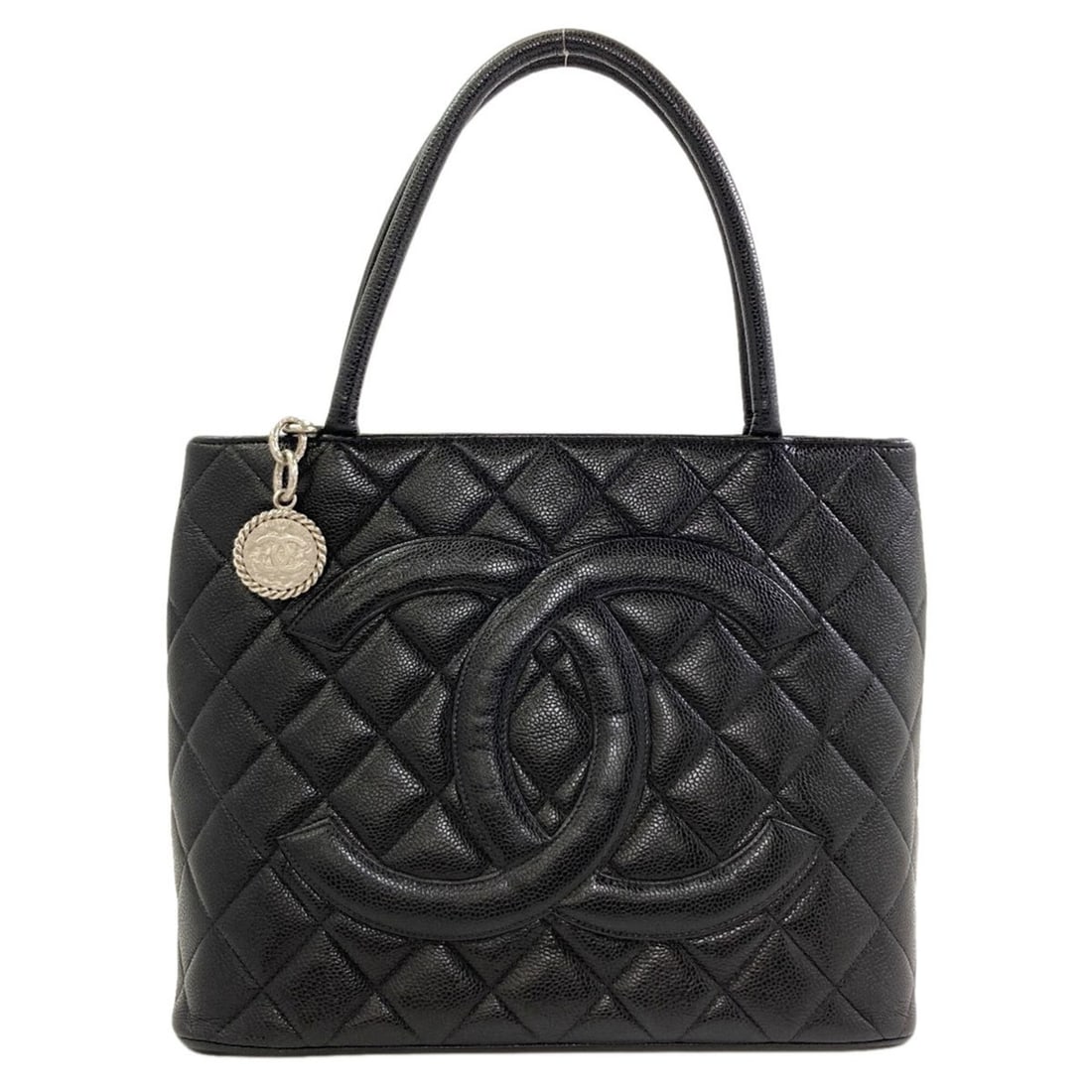 Chanel Reissue Tote Bag, Silver Hardware, Grained Calfskin, Women's Bag.: --- Catalog ---Category: SizeSize (HxWxD): 24.5cm x 30cm x 15cm / 9.64'' x 11.81'' x 5.9''Category: DesignType: Tote bagColor: BlackGender: WomenMaterial: Leather Category: GeneralBrand: Chanel--- Ite