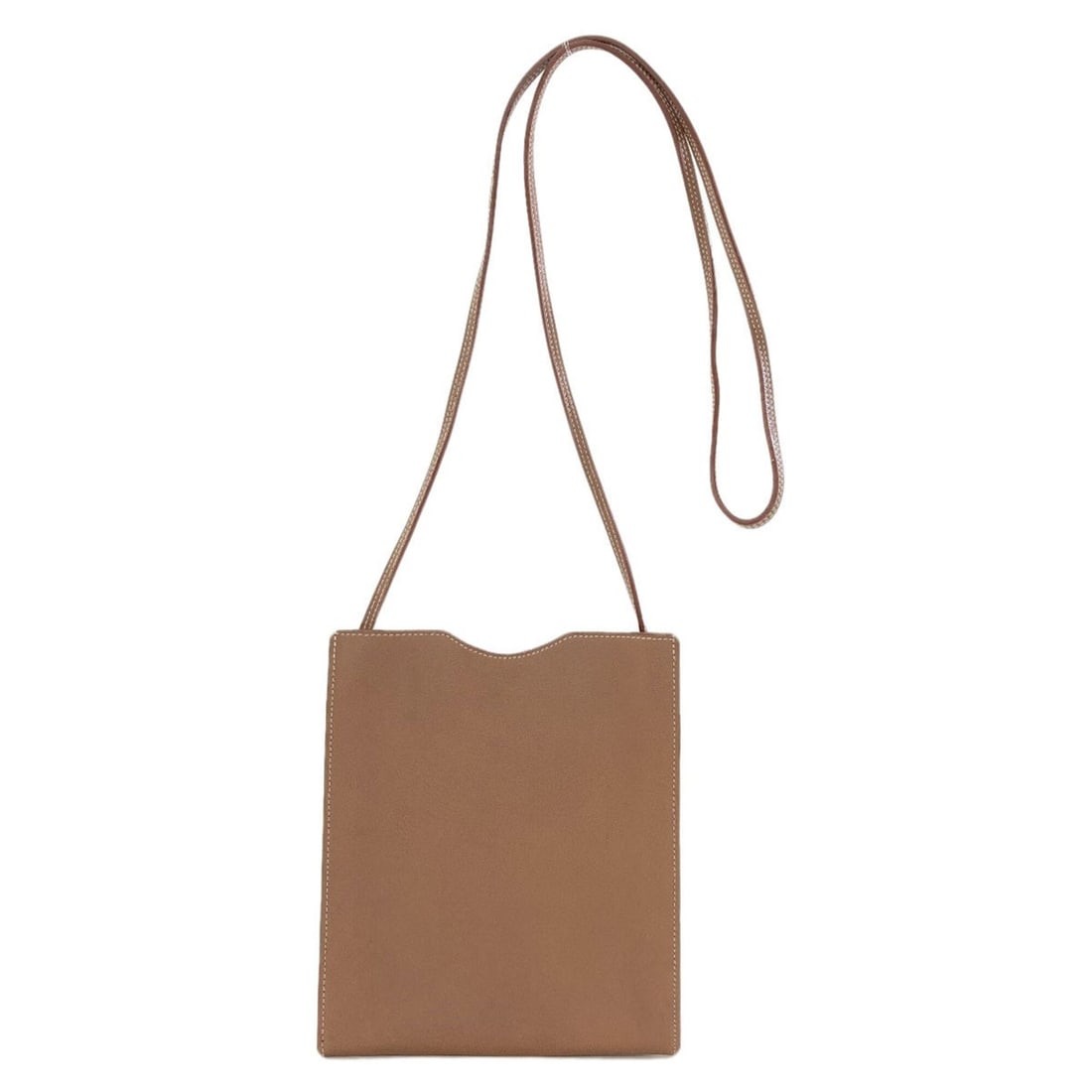 Hermes Omenitou Shoulder Bag Swift Leather Women's HERMES: --- Catalog ---Category: SizeSize (HxWxD): 19.5cm x 16.5cm x 1cm / 7.67'' x 6.49'' x 0.39''Category: DesignType: Shoulder bagColor: BrownGender: WomenMaterial: Swift leather Category: GeneralBrand: He