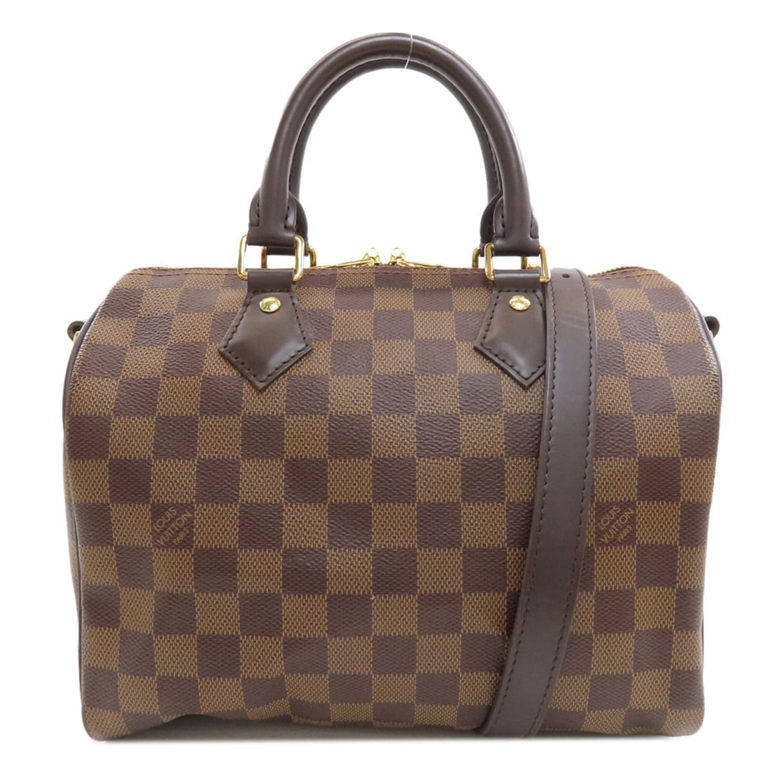 Louis Vuitton N40575 Speedy Bandoulière 25 Handbag, Damier Canvas, Women's LOUIS VUITTON: --- Catalog ---Category: SizeSize (HxWxD): 20cm x 25cm x 15cm / 7.87'' x 9.84'' x 5.9''Category: DesignType: HandbagColor: Damier Canvas, EbeneGender: WomenMaterial: Damier Canvas Category: GeneralBra