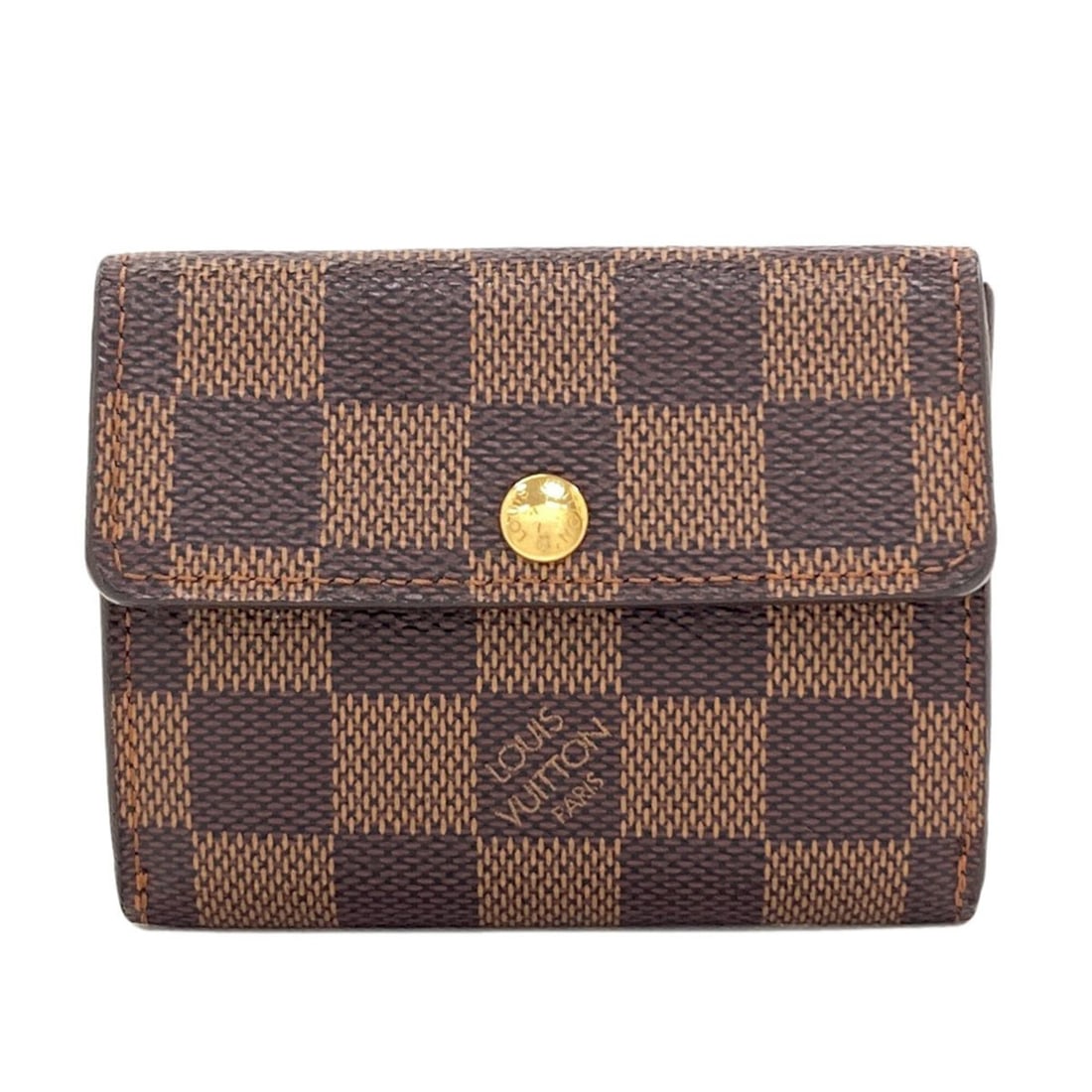 Louis Vuitton N62925 Ludlow Coin Case, Damier Canvas, Women's LOUIS VUITTON: --- Catalog ---Category: SizeSize (HxWxD): 8cm x 10cm x 2cm / 3.14'' x 3.93'' x 0.78''Category: DesignType: Coin purse/coin caseColor: Damier Canvas, EbeneGender: WomenMaterial: Damier Canvas Category