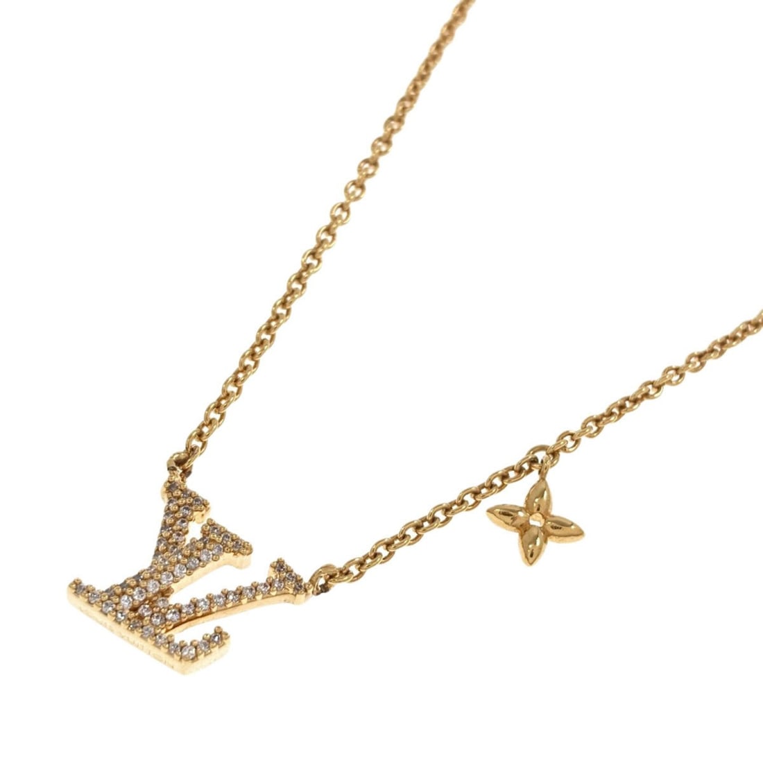 Louis Vuitton M00596 Necklace - LV Iconic GP Women's LOUIS VUITTON: --- Catalog ---Category: SizeWidth: 1.2mm / 0.05''Pendant Size: 14.9mm x 15.9mm / 0.58'' x 0.62''Neck Circumference: 43.5 cm - 49 cm / 17.12'' - 19.29''Category: DesignColor: GoldGender: WomenNecklace
