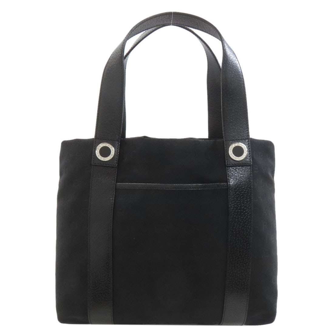Bulgari Logomania Tote Bag, Canvas/Leather, Women's, BVLGARI: --- Catalog ---Category: SizeSize (HxWxD): 23cm x 30cm x 11.5cm / 9.05'' x 11.81'' x 4.52''Handle Length: 36cm / 14.17''Category: DesignType: Tote bagColor: BlackGender: WomenMaterial: Canvas , Leathe