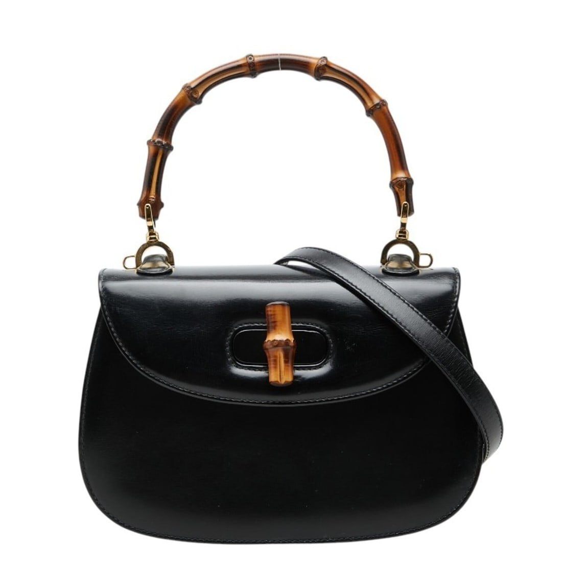 Gucci Bamboo Handbag Shoulder Bag 2WAY 000 46 Black Leather Women's GUCCI: --- Catalog ---Category: SizeSize (HxWxD): 14cm x 21.5cm x 6.5cm / 5.51'' x 8.46'' x 2.55''Category: DesignType: Handbag, Shoulder bagColor: BlackGender: WomenMaterial: Leather Category: GeneralMPN: 0