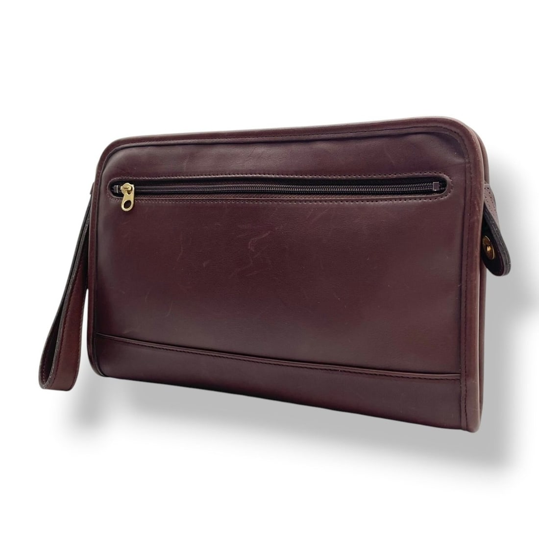 COACH Old Coach International Clutch Bag Handbag Leather Brown Gold Hardware Men's Women's 9833 S66: --- Catalog ---Category: SizeSize (HxWxD): 19cm x 28cm x 5cm / 7.48'' x 11.02'' x 1.96''Category: DesignType: Clutch bagColor: BrownGender: Men,WomenMaterial: Leather Category: GeneralMPN: 9833Brand: 