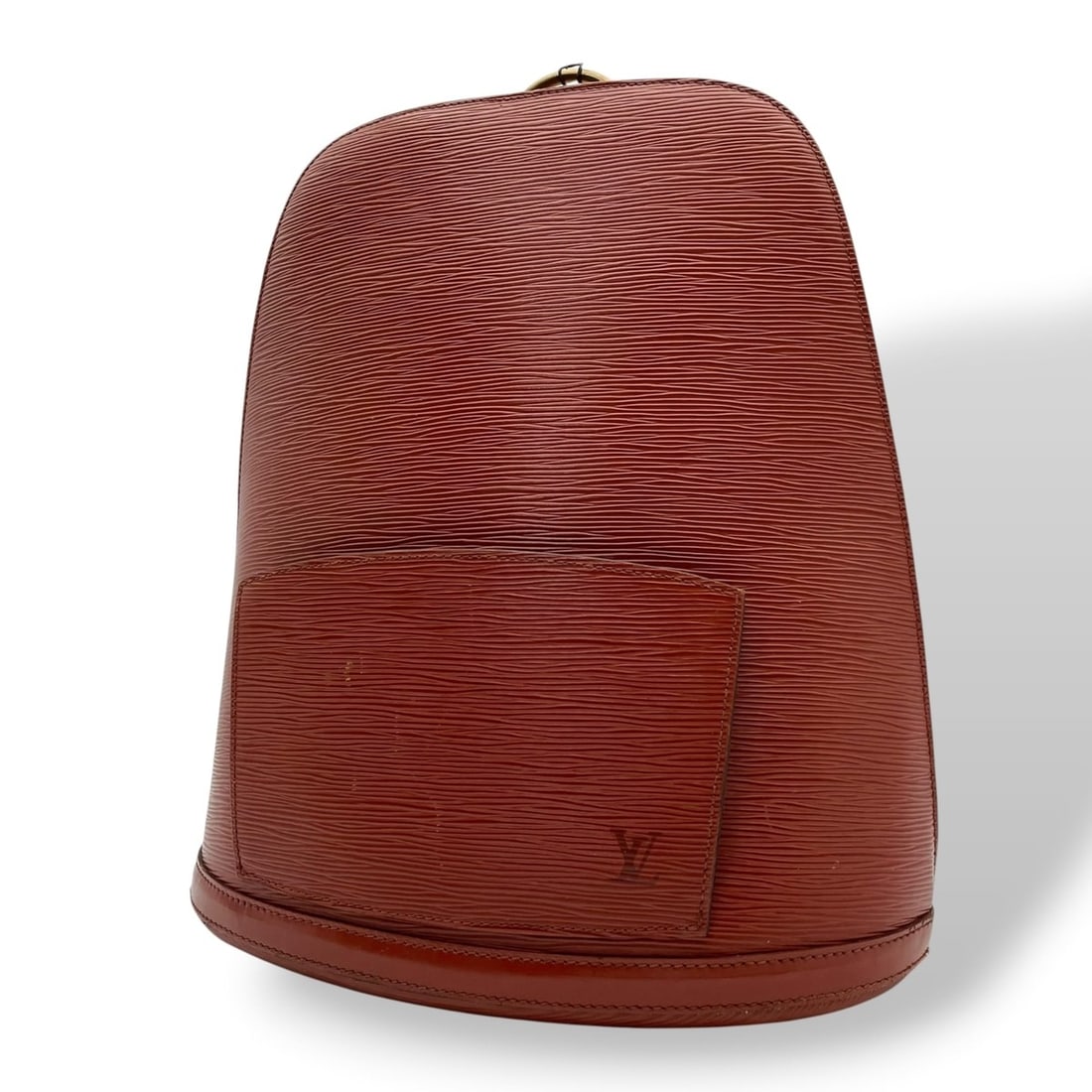 Louis Vuitton Epi Gobelin Backpack, Leather, Brown (Kenya Brown), Gold Hardware, Women's, M52293 U6: --- Catalog ---Category: SizeSize (HxWxD): 35cm x 31cm x 14cm / 13.77'' x 12.2'' x 5.51''Category: DesignType: BackpackColor: BrownGender: WomenMaterial: Epi leather Category: GeneralMPN: M52293Brand: