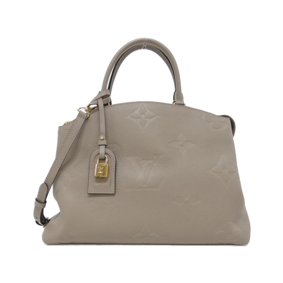 Louis Vuitton Monogram Empreinte Grand Palais MM M45833 Handbag: --- Catalog ---Category: SizeSize (HxWxD): 25cm x 34cm x 15cm / 9.84'' x 13.38'' x 5.9''Category: DesignType: HandbagColor: Beige, TourterelleGender: WomenMaterial: Leather Leather/Fur Type: