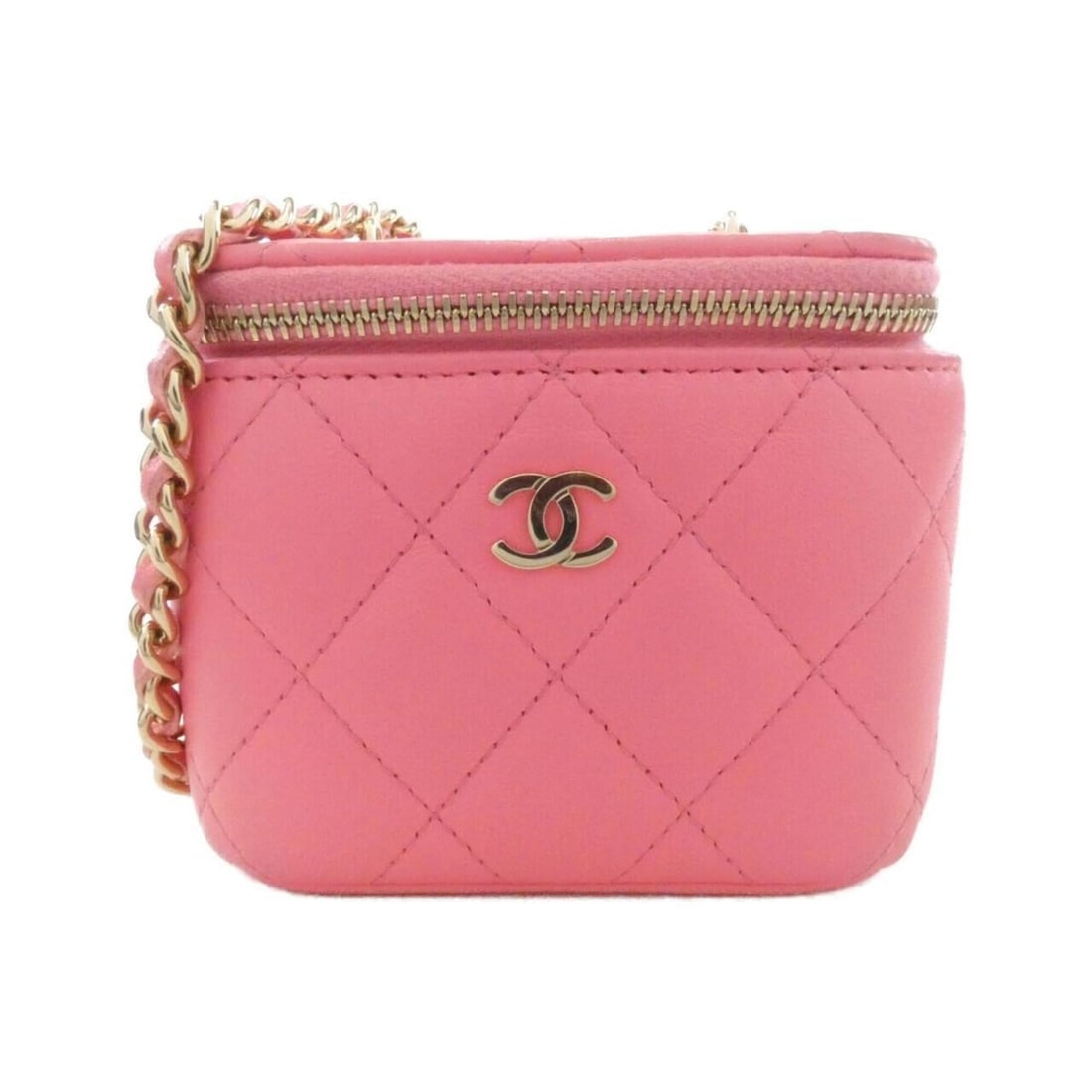 Chanel Timeless Classic Line AP1340 Shoulder Bag: --- Catalog ---Category: SizeWeight: 260g / 9.17oz.Size (HxWxD): 9cm x 10cm x 7cm / 3.54'' x 3.93'' x 2.75''Strap Length: 119cm / 46.85''Category: DesignType: Shoulder bagColor: PinkGender: WomenMater