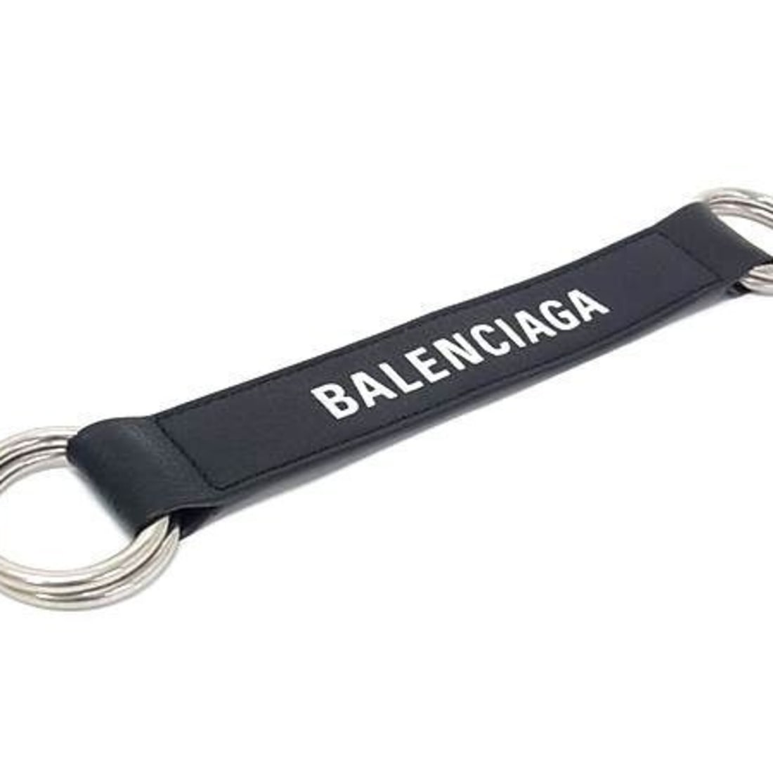 BALENCIAGA Strap Handle 659273 Black Leather Men's Women's: --- Catalog ---Category: SizeChain/Strap Length: 23cm / 9.05''Category: DesignColor: BlackGender: WomenMaterial: LeatherCategory: GeneralMPN: 659273Brand: BalenciagaCountry of Origin: Italy--- Item