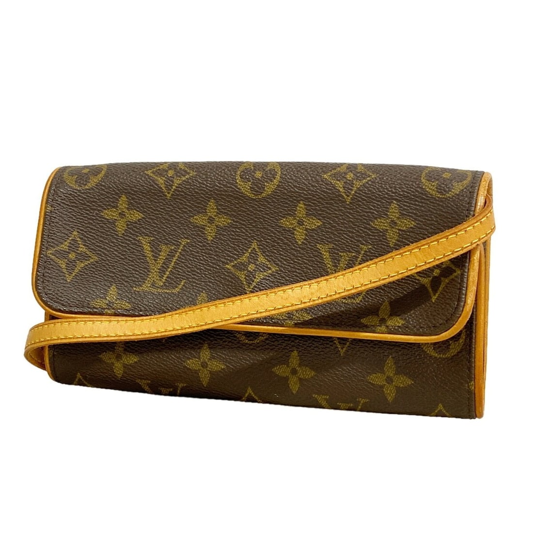 Louis Vuitton Monogram Pochette Twin PM Shoulder Bag M51854 Brown Women's: --- Catalog ---Category: SizeSize (HxWxD): 10.5cm x 19cm x 2cm / 4.13'' x 7.48'' x 0.78''Category: DesignType: Shoulder bagColor: BrownGender: WomenCategory: GeneralMPN: M51854Brand: Louis Vuitton--- 