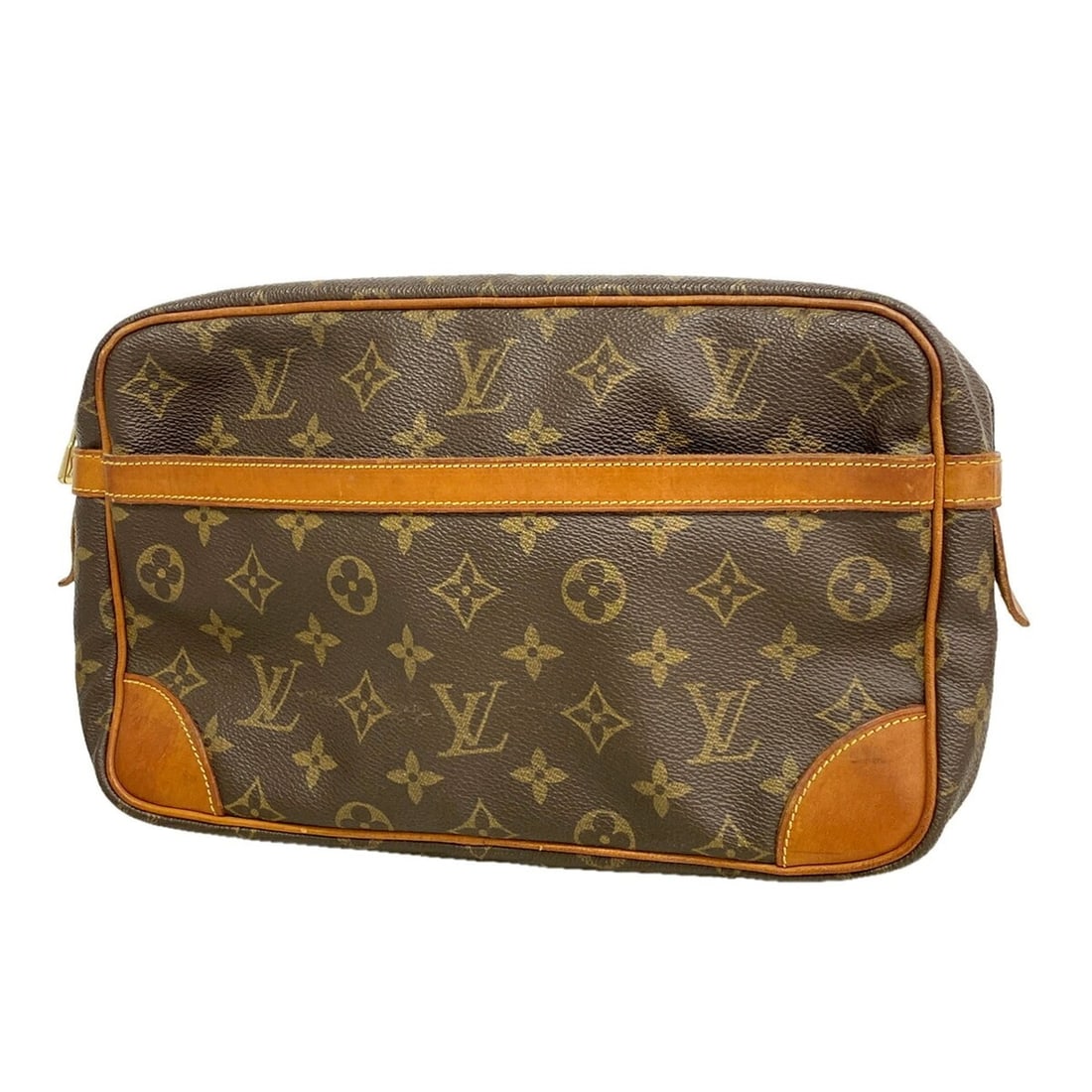 Louis Vuitton Monogram Compiegne 28 Clutch Bag M51845 Brown Men's