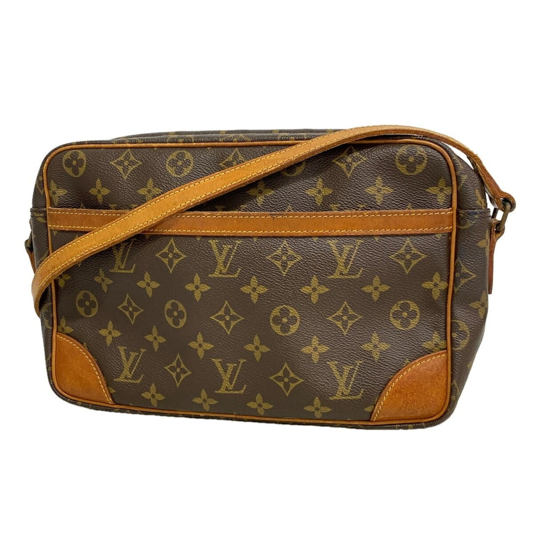 Louis Vuitton Monogram Trocadero 27 Shoulder Bag M51274 Brown Women's