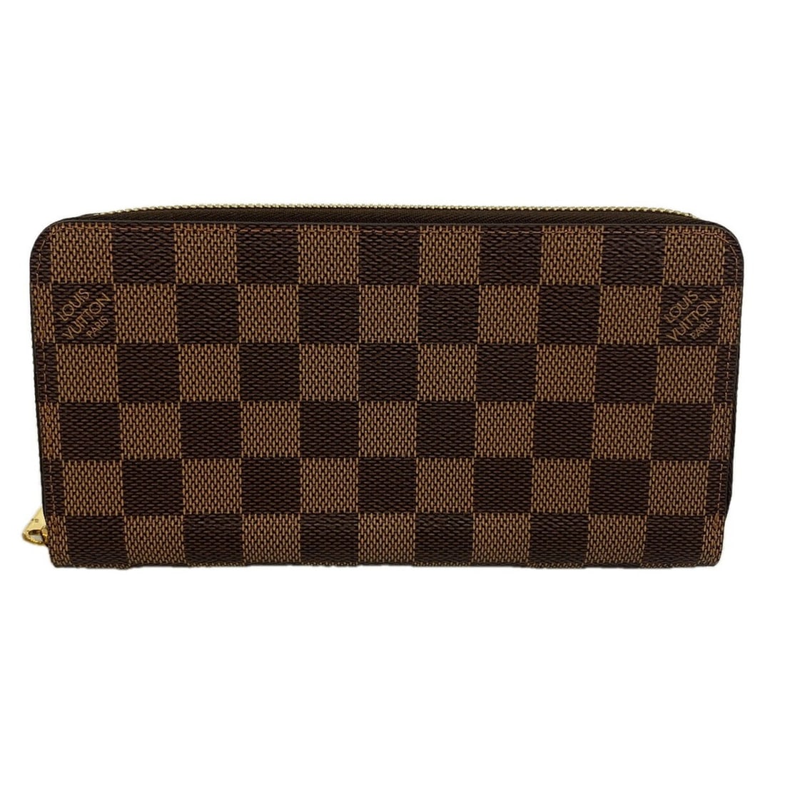 Louis Vuitton Damier Zippy Wallet N41661 Ebene Long for Men and Women