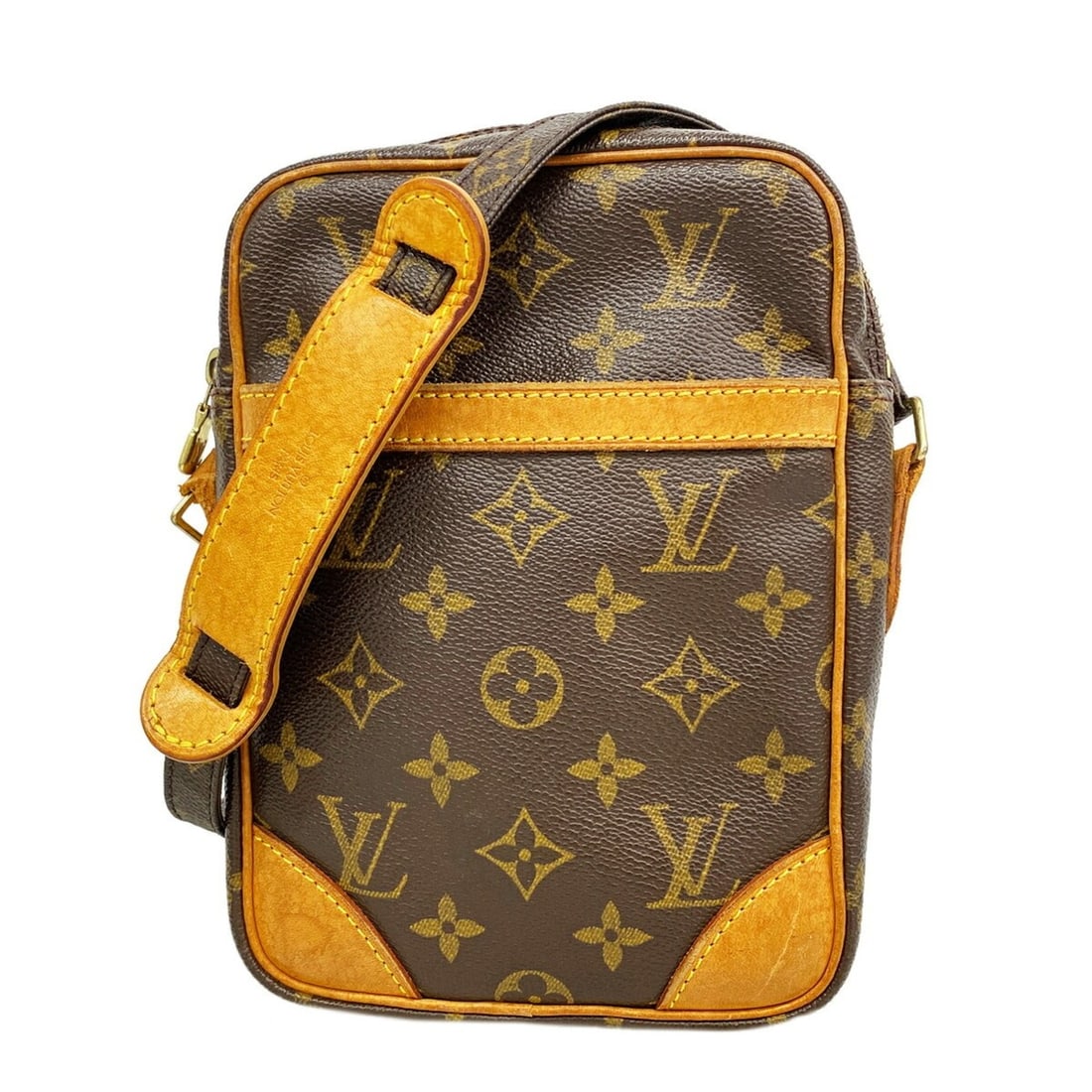 Louis Vuitton Monogram Danube Shoulder Bag M45266 Brown Women's: --- Catalog ---Category: SizeSize (HxWxD): 21.5cm x 14.5cm x 5cm / 8.46'' x 5.7'' x 1.96''Category: DesignType: Shoulder bagColor: BrownGender: WomenCategory: GeneralMPN: M45266Brand: Louis Vuitton---